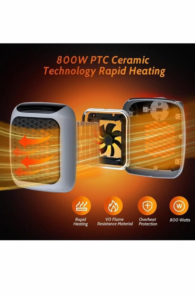 ThermoFlow™ – Smart Touch Portable Room Heater