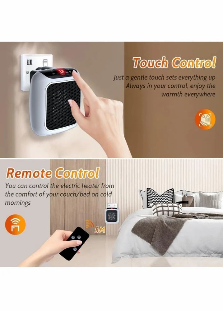ThermoFlow™ – Smart Touch Portable Room Heater