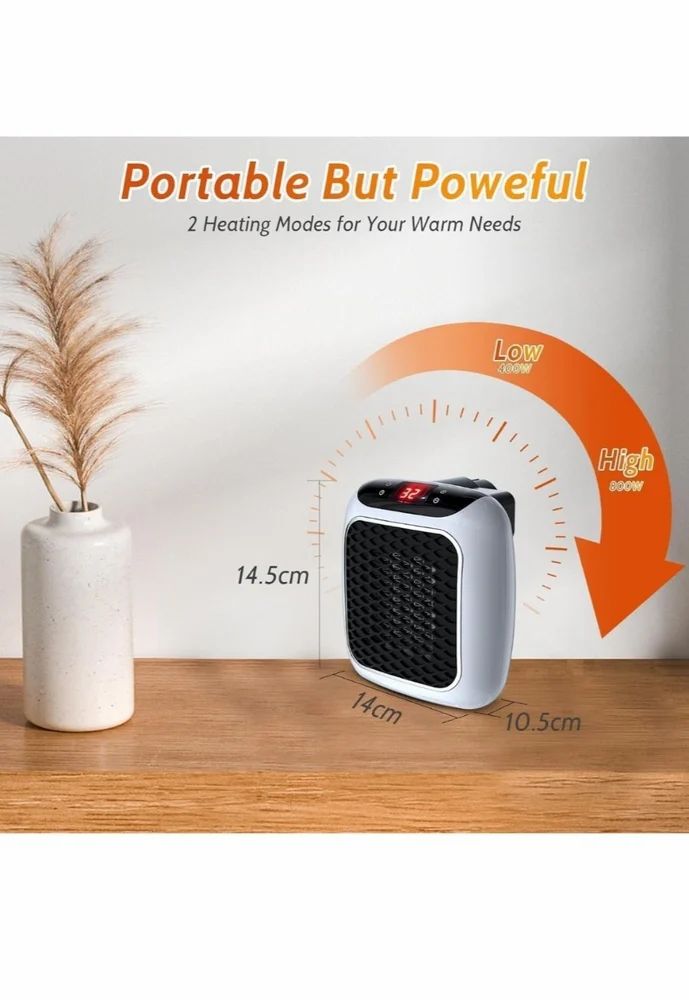 ThermoFlow™ – Smart Touch Portable Room Heater