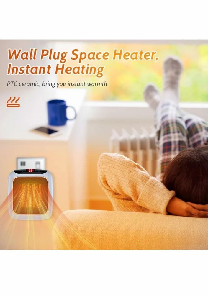 ThermoFlow™ – Smart Touch Portable Room Heater